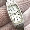Used SEIKO Seiko 1520-3530 Hand-wound Square Silver Retro Vintage 70s Antique