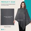Solid Color Privacy Breastfeeding Shawl Muslin Fabric Baby Nursing Poncho Breastfeeding Cover