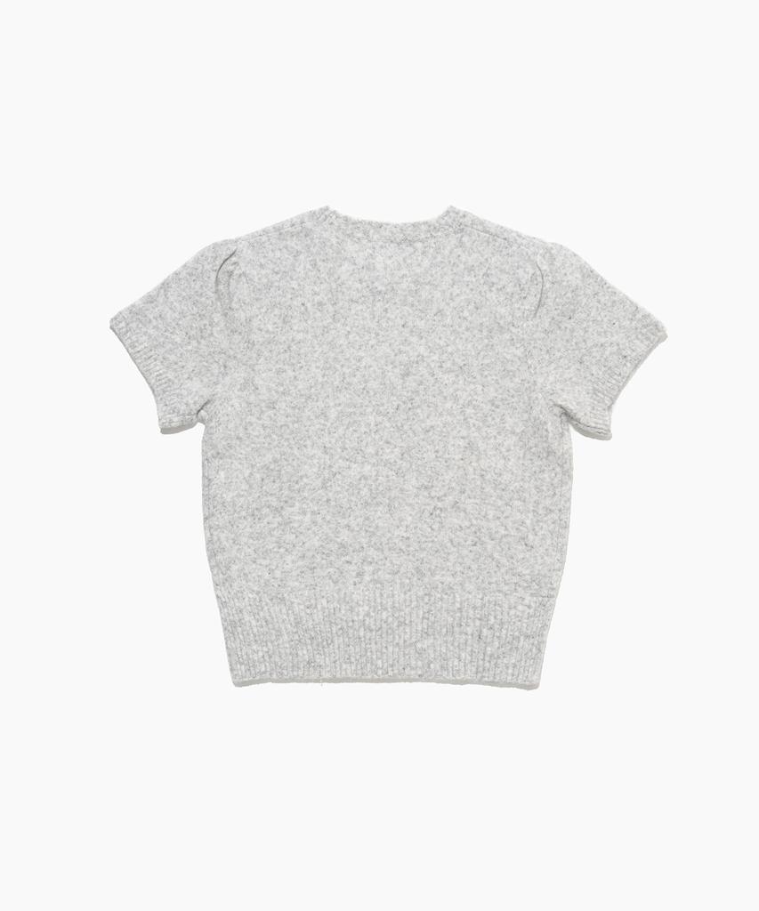 Tudment Angora Half Sleeve Pullover Mel Gray