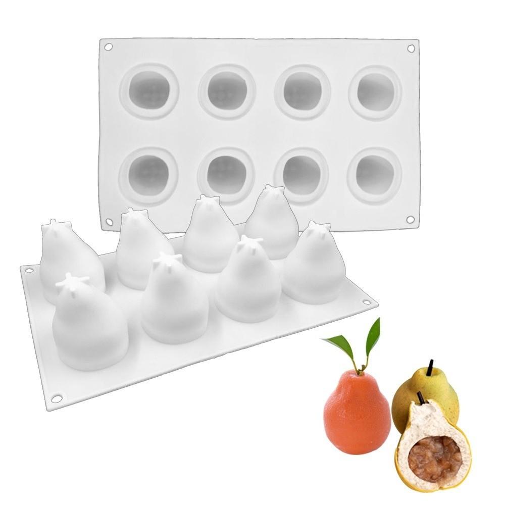 Pear Shape Pear Mold Silicone Material Fondant Mold French Mousse Cake Mold  Cake Making