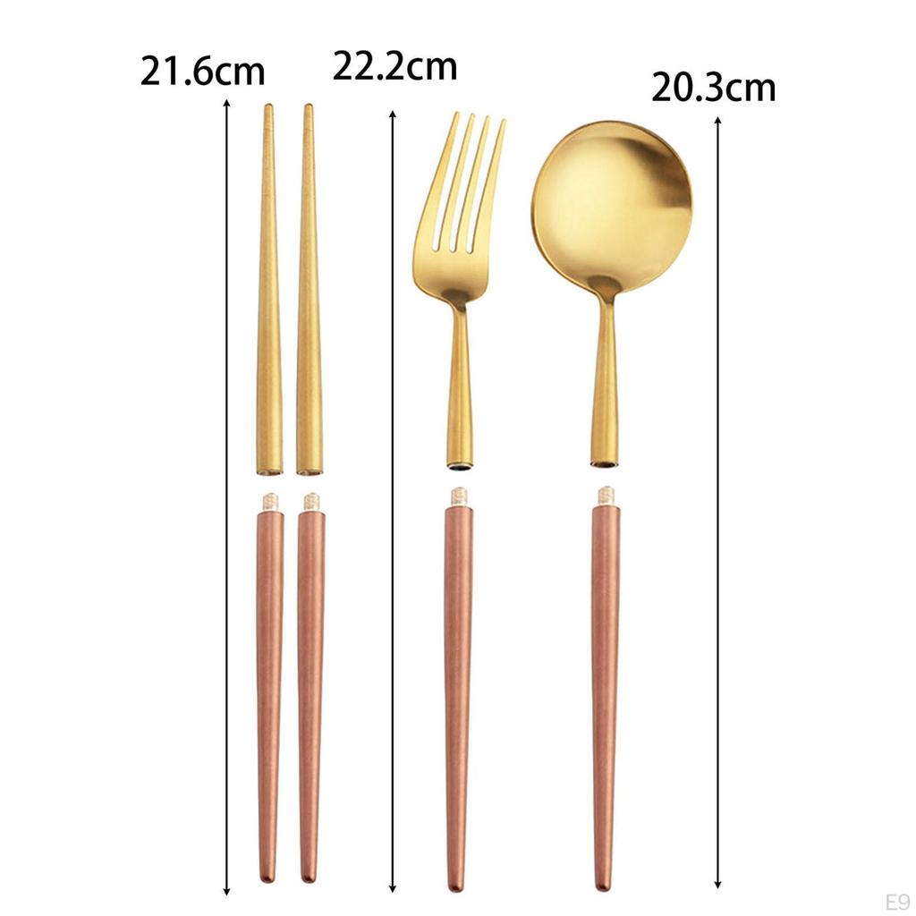 4 stück Camping Besteck Set Utensil Abnehmbare mit Lagerung Box Reise Utensilien