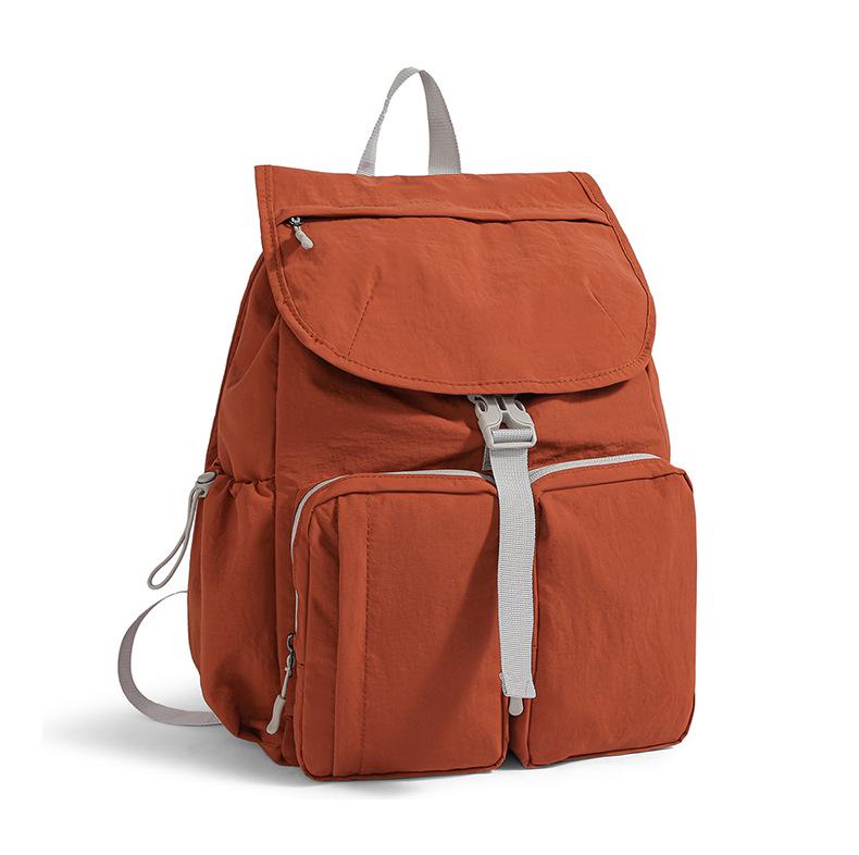 2025 Autumn Japanese-Style Multi-Pocket Backpack: Trendy, Versatile, Large-Capacity Schoolbag