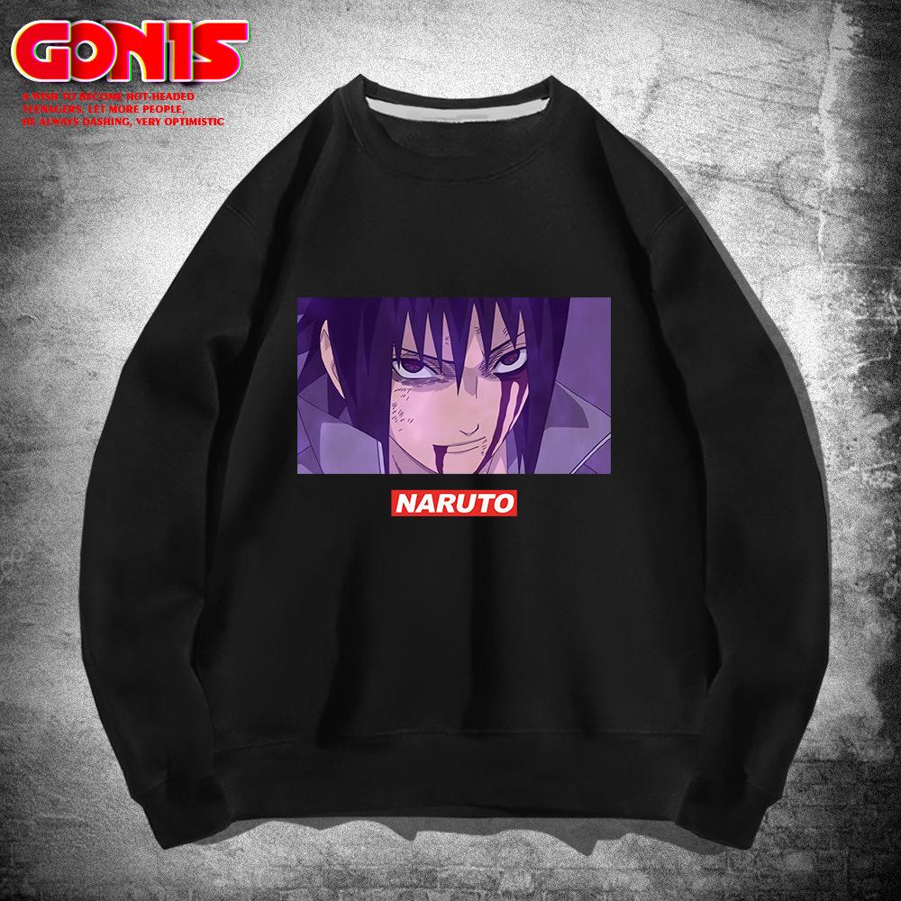 2021 autumn new product crew neck sweater men s loose version clothes Japanese animation clothes XXS