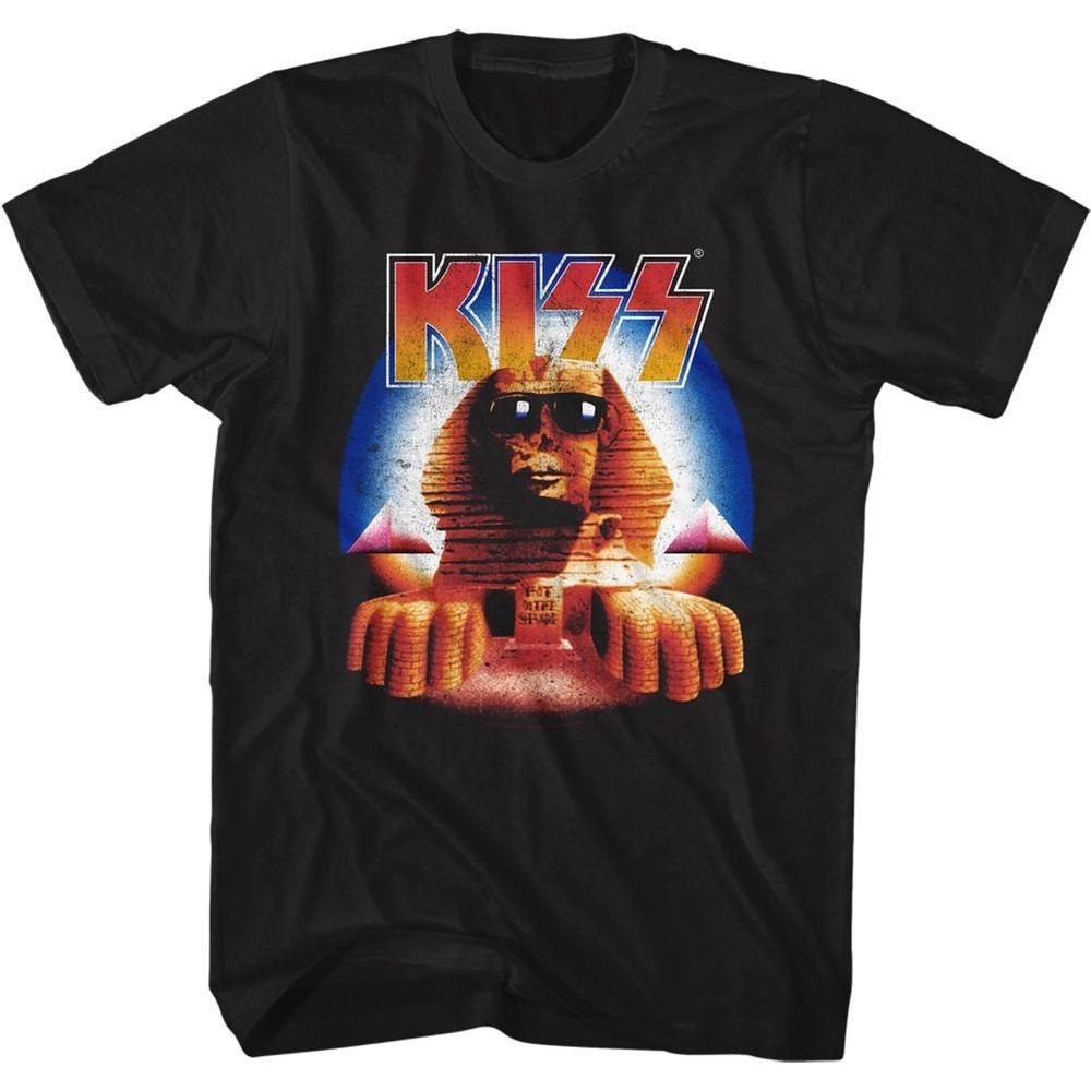 Kiss Hot In The Shade Sphinx Black Rock and Roll Music Band Shirt