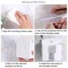 Storage Box Punch-free Bottom Charging Mouth Plastic Self-adhesive Wall-mounted Remote Control Bracket