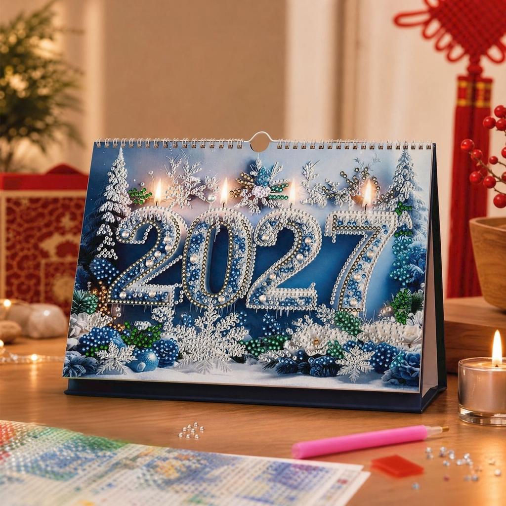 2027 Calendar, Seasonal Wall Calendar With, Creative Gift 21 17 Cm