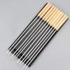10pcs/set Anti-scald Flat Barbecue Skewers Anti-slip Flat Barbecue Needle  Outdoor Picnic Camping