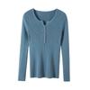 Spring and Autumn Women's Pullover Knitted Bottom Shirt Thin Skinny Long Sleeve Tights Inside Sweater Tide