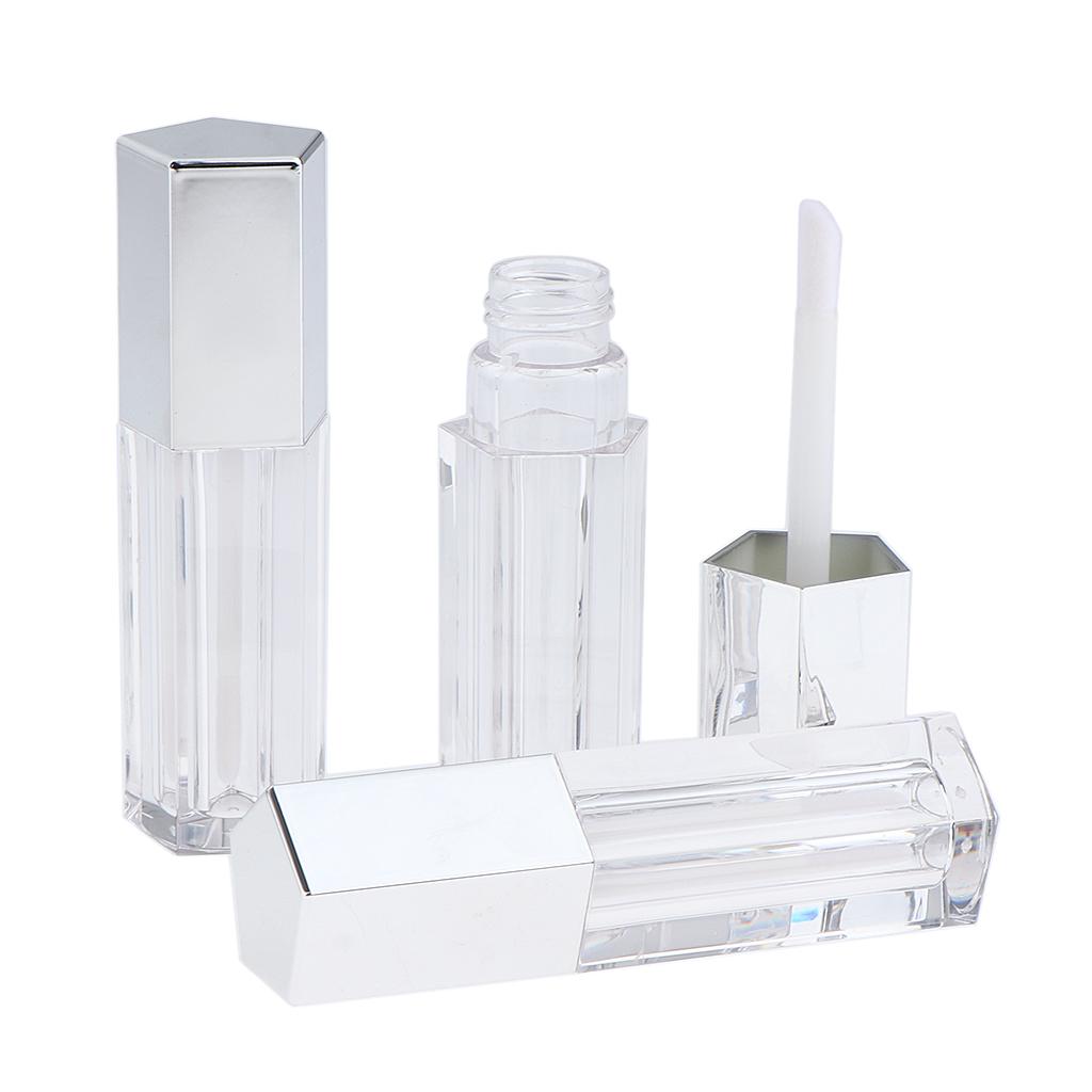 6pcs 5ml Plastic Refillable Cosmetic Tubes Bottle For DIY Balm Oil