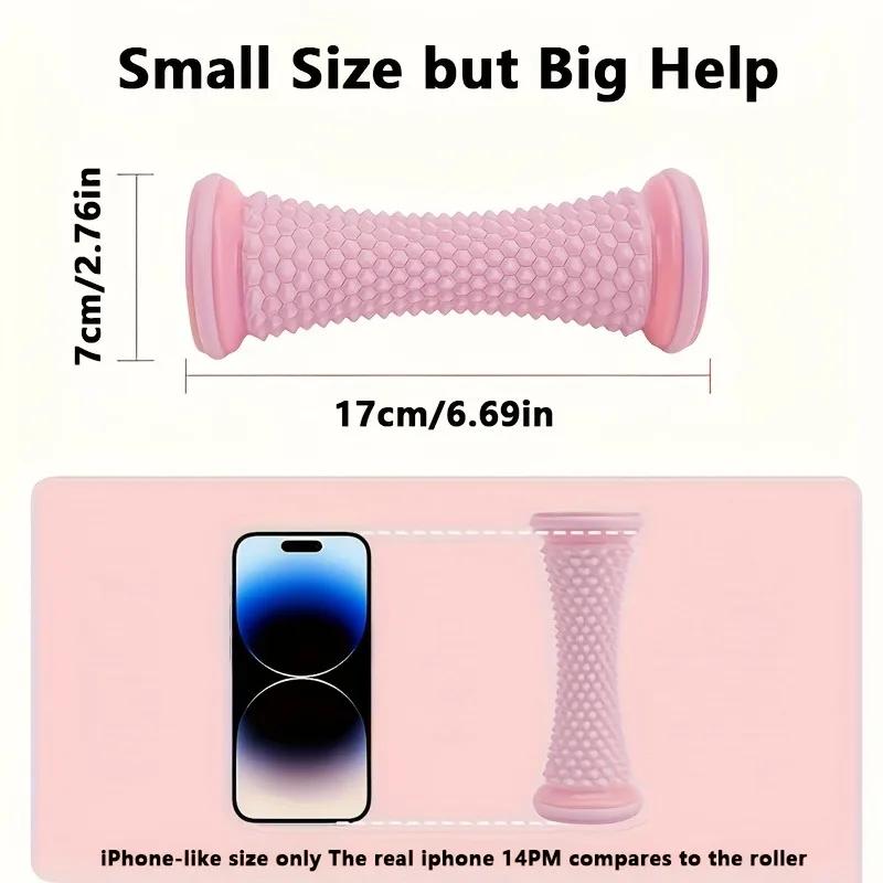 Foot Massager Flat Feet Roller Manual Relaxation Tool for Muscle Relief Yoga Arch Support Perfect for Living Room Bedroom Home