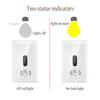 Touchless Infrared Wall Switch Non Contact Hygienic Tempered Glass AC 100 240V 50 60Hz 10A Dual Status Lights L N Wiring