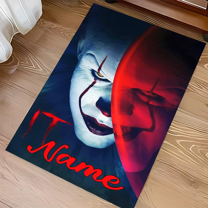 Custom personalization Pennywise the Dancing Clown Print Area Rug - Soft, Washable Non-Slip Indoor Mat,Living Room,Home&Office Decorative Rug