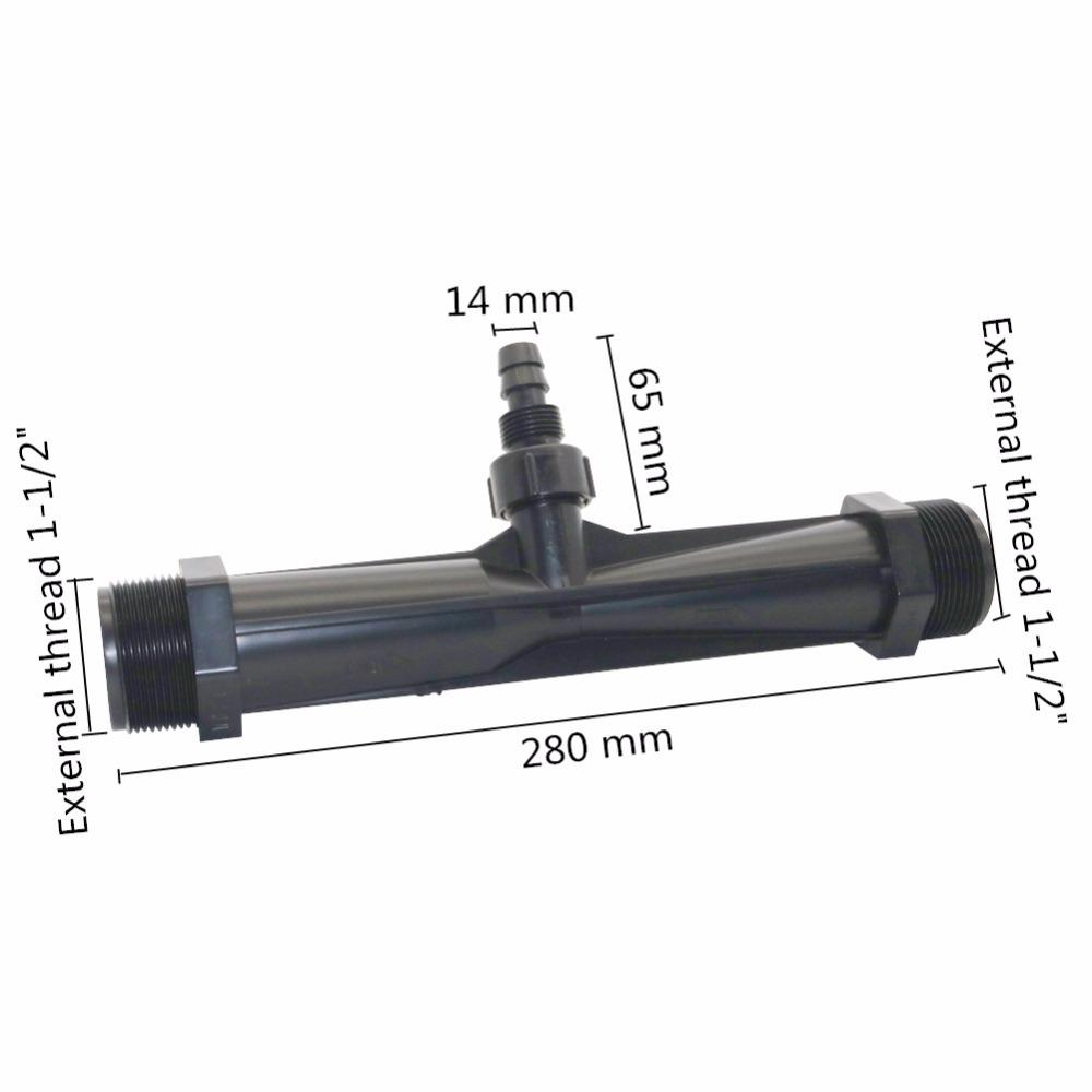 1-1/2 inch Irrigation Venturi Fertilizer Mixer Injectors water hose connector ejetor Garden irrigation system Fertilization
