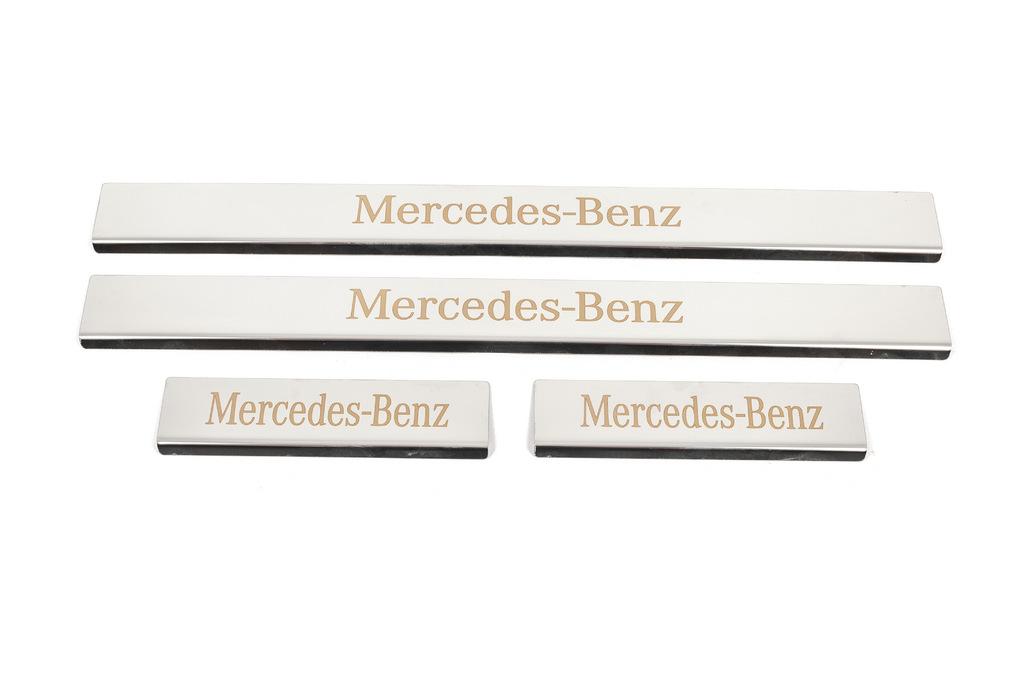 

Накладки на пороги Carmos (4 шт, нерж) для Mercedes C-class W204 2007-2015 гг