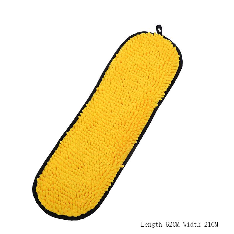 

Полотенце для домашних животных 1 шт., впитывающее быстросохнущее банное полотенце для кошек и собак, халат, мягкие чистящие средства для домашних животных, аксессуары для собак 63X21cm жёлтый