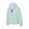 Adidas Fashionable Comfortable Versatile Hooded Down Jacket Women Outerwear Blue JW1653