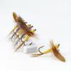 BWO Mayfly Fly Realistic Appendages Dry Mayfly Lure Fly Fishing Lifelike Design Hand-Tied Trout High-Carbon Steel Hook