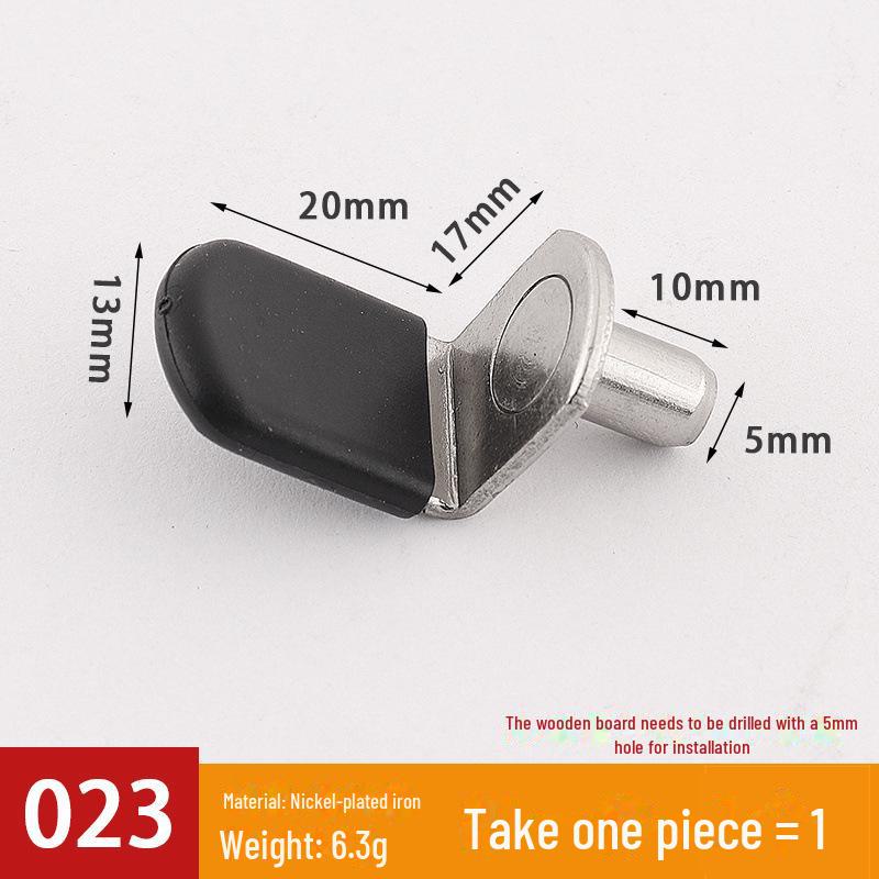 Transparent Movable Wardrobe Panel Bracket for Glass or Wooden Partition