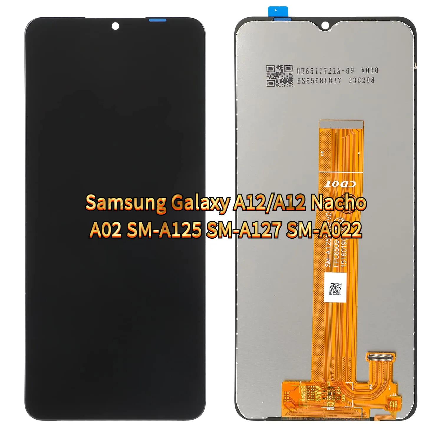 

LCD екран і дигітайзер у повній збірці для Samsung Galaxy A12/A12 Nacho/A02 SM-A125 SM-A127 SM-A022
