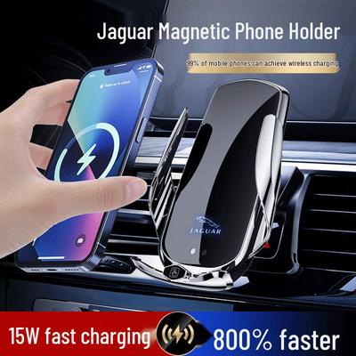 Supporto Magnetico Wireless a Ricarica Rapida per Telefono da Auto Jaguar XFL/XEL/E-PACE/F-PACE