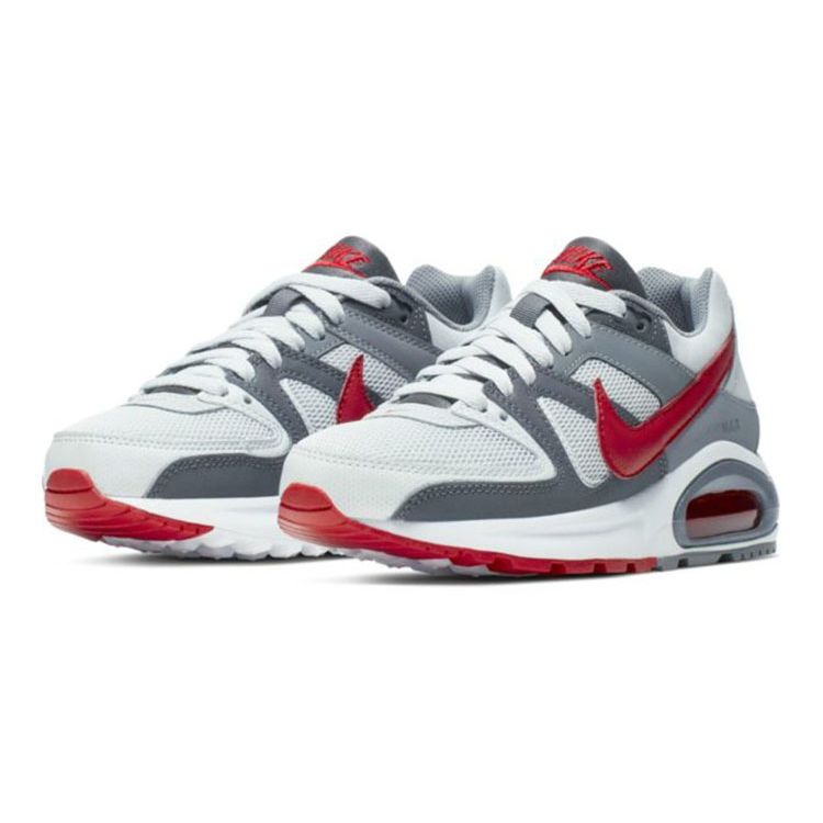 Nike Air Max Command Kůže Látka Flex Retro Nízké Dětské Běžecké Boty Dětské tenisky Bílá Šedá Červená 844346-009