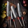 TURWHO Hand Forged Kitchen Knives 3 Layers Composite Steel Japanese Chef Knife Kiritsuke Nakiri Utility Kitchen Accessories