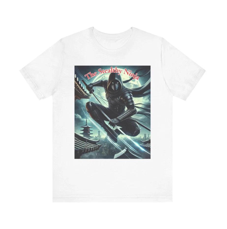 Stealthy Ninja Tee, Graphic Tee for Gamers, Ninja Shirt for Anime Fans, Birthday 3XL