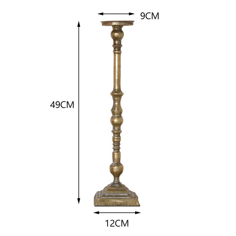European Retro Candlestick Vase Nordic Ornament Dining Table Romantic Candlelight Dinner Shooting Props Western Party