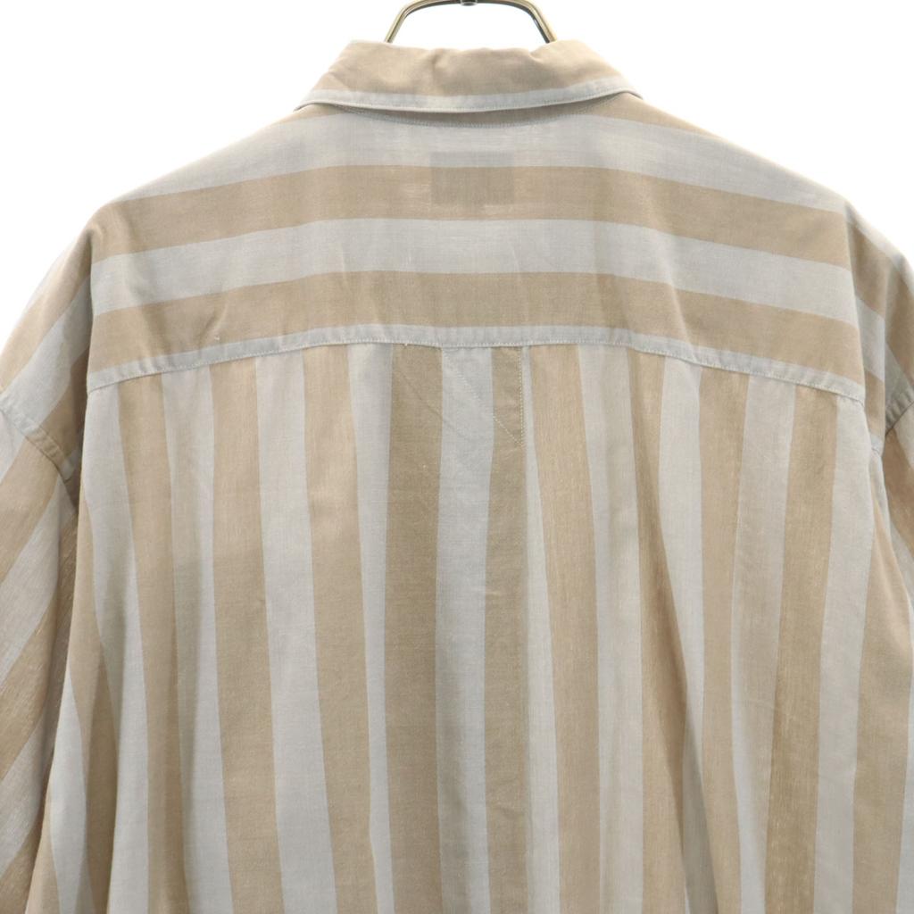 ISSEY MIYAKE 90s Old Striped Pattern Short sleeve shirt L Special wing Men's Used