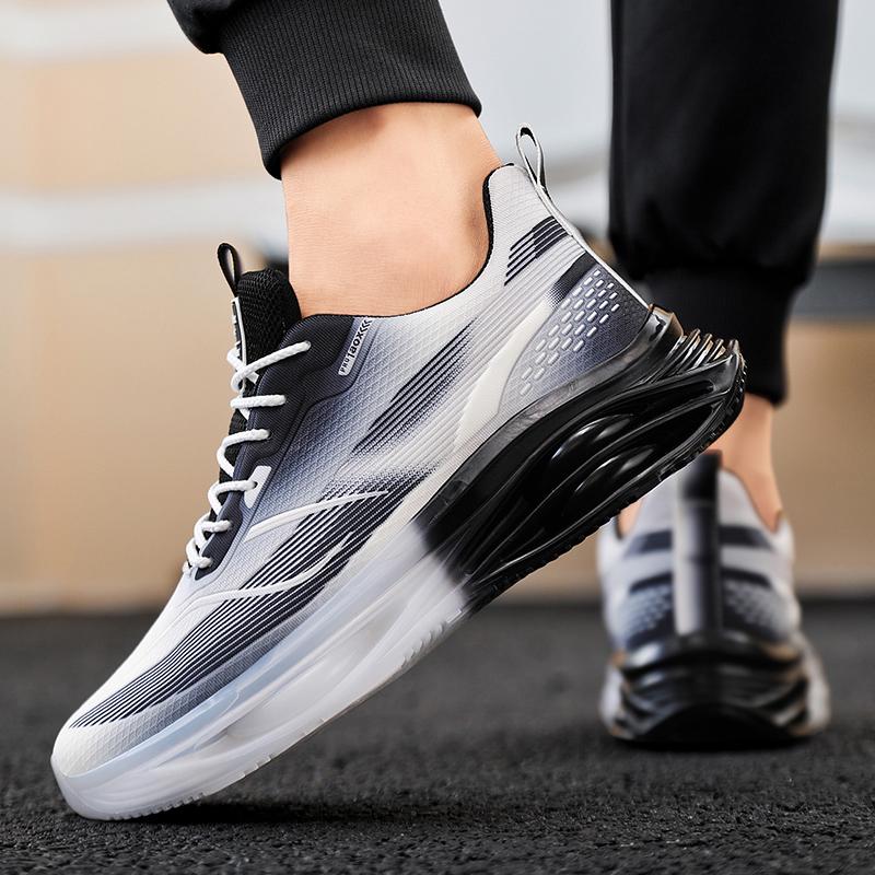 Men’s Red Sports Shoes Running Sneakers Summer Students Large Size Basketabll Shoes Thick Sole Shoes