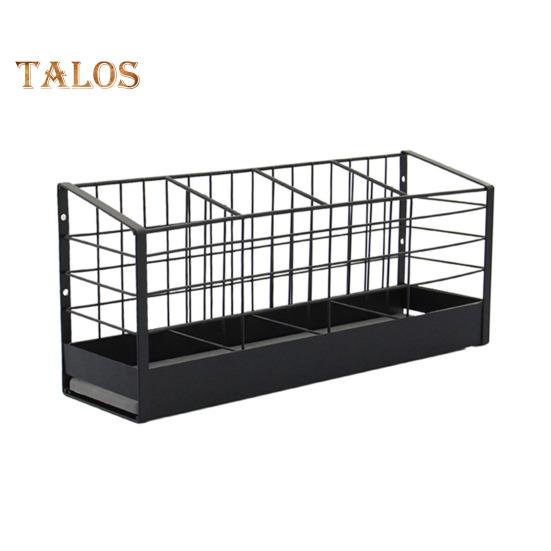 

Подставка для сушки посуды, держатель для кухонных принадлежностей, большая вместимость, легко моется, многоцелевая дренажная корзина, органайзер для кухонных принадлежностей чёрный