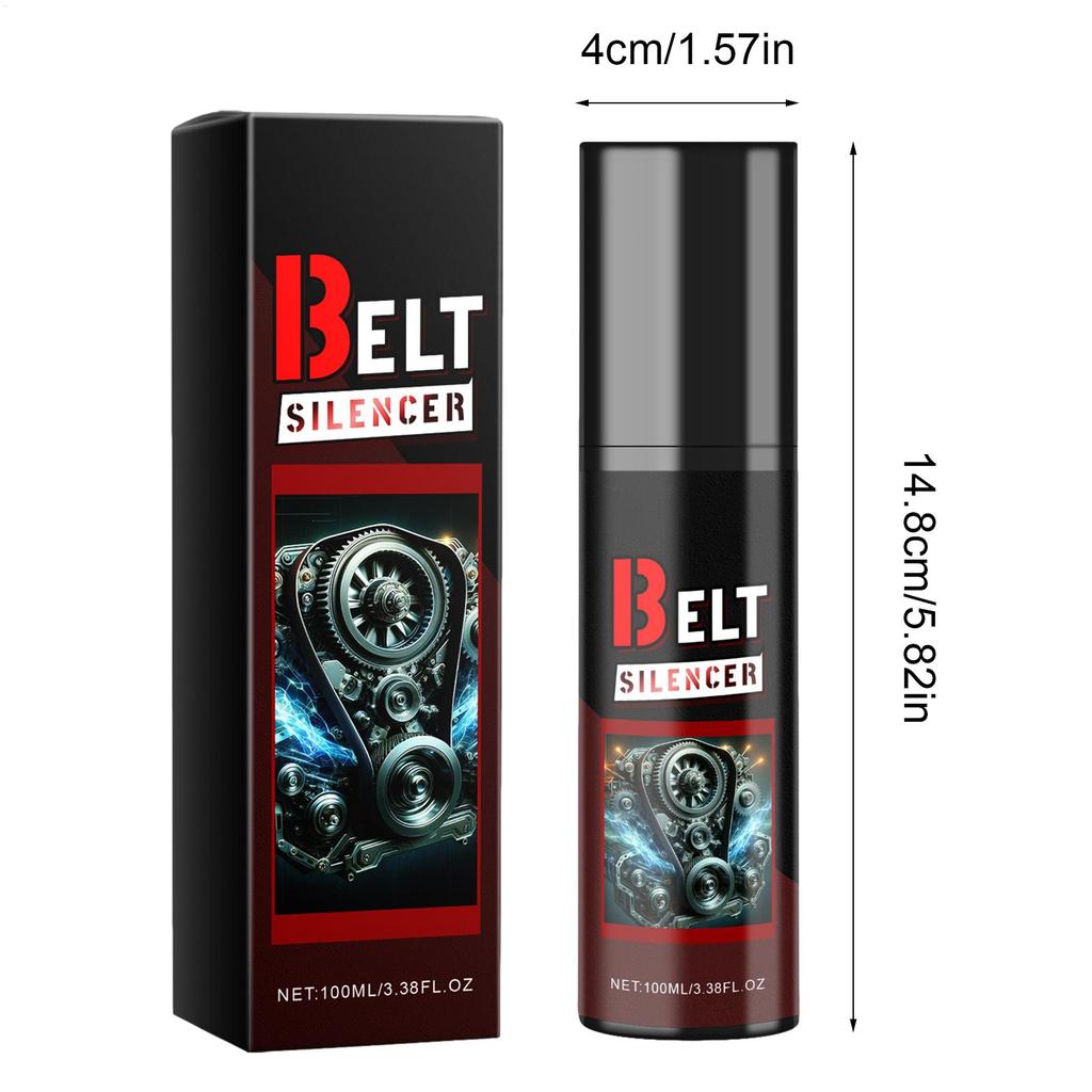 Belt Noise Spray 100ml Belt Noise Lubrication Protection Spray Spray-On Dressing Noise Lubrication Protection Friction Reducer