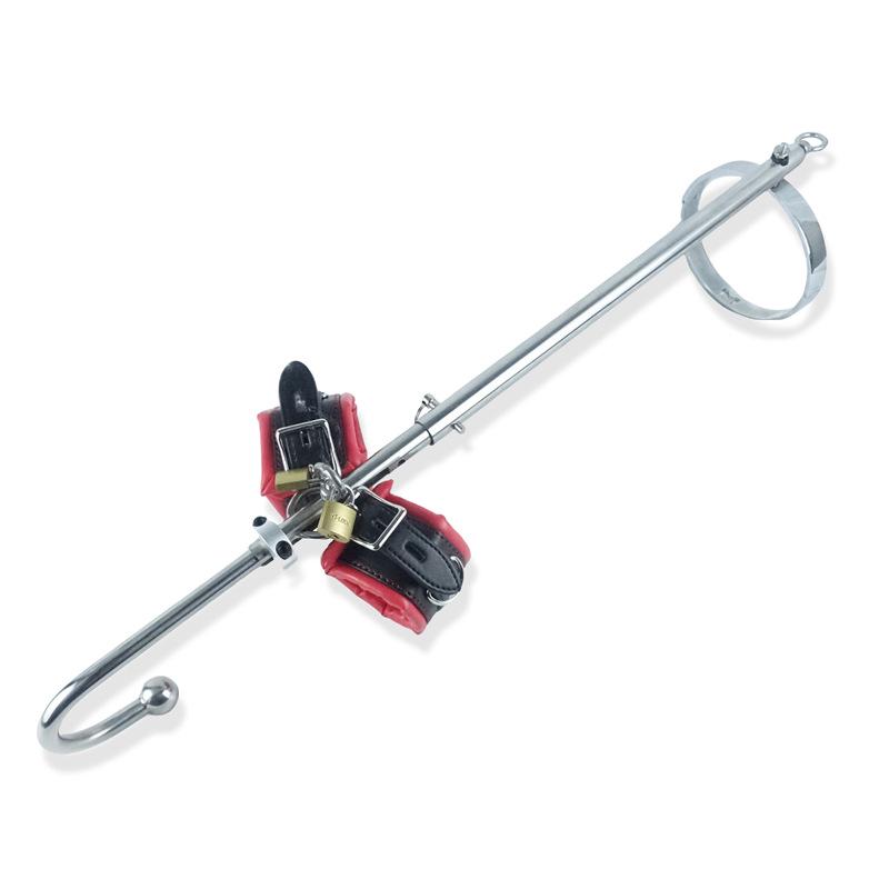 Gancio per Anus Autolegante con Manette Metalliche - Giocattolo Sviluppo Crisantemo