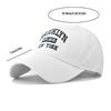 Brooklyn NY Logo Embroidered Adjustable Baseball Cap - Lightweight, Breathable