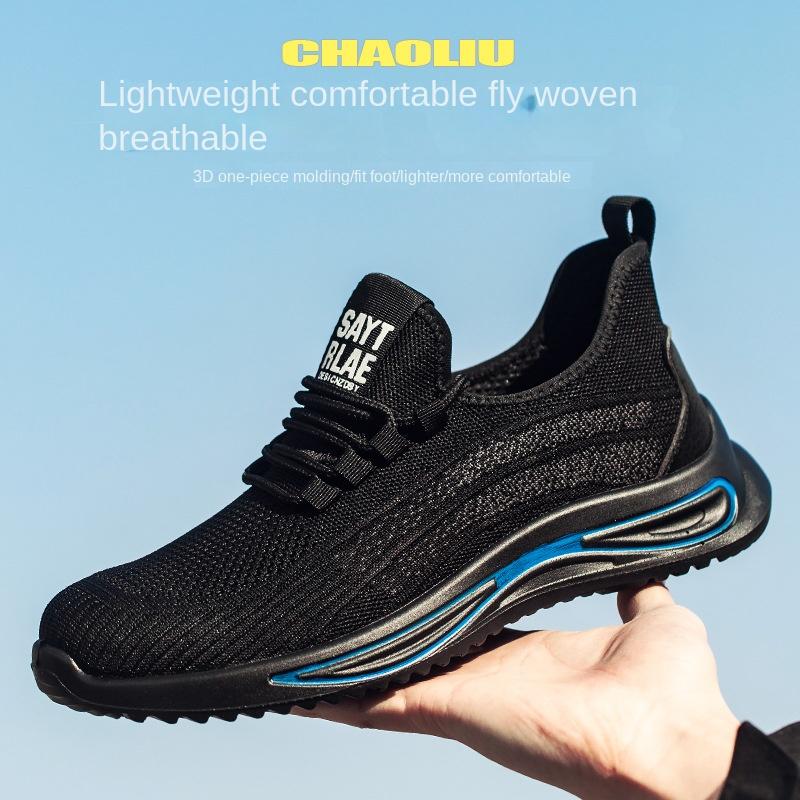 Buty robocze Labor Insurance Shoes męskie, lekkie, odporne na rozbicie i przebicie, stalowe buty robocze z główką Steel Bag