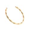A52E Fashionable Silver Plated Cuff Bangle Sturdy Stainless Steel Jewelry Statement Pieces Pprtable Accessory for Daily Use