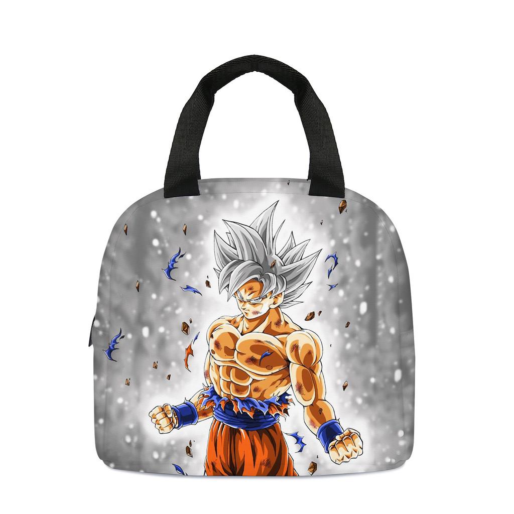 Sac à lunch isotherme Dragon Ball Compact Pliable Porte-bento Pour étudiants Et voyageurs