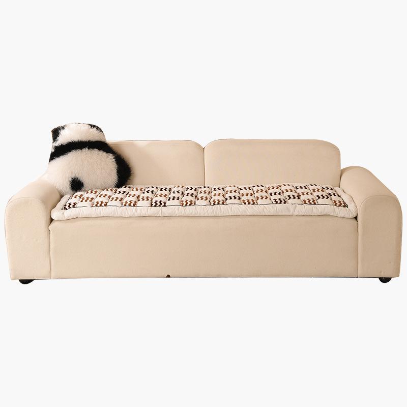 Factory Direct Sales Sofa Cushion Fleece Thickened Steamed Bread Cushion Bay Window Cushion Seat Cushion Home Tatami Cushion Non-Slip Plush