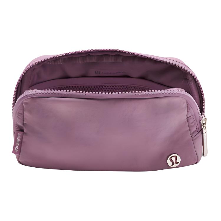 Lululemon Everywhere 1L Metal Logo Recycled Nylon Waist Bag Women bags Lavender LU9BG1S-069013
