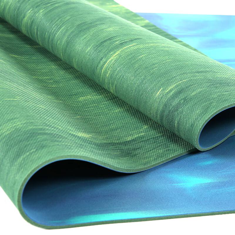 Longchan Textured Art Natural Rubber Yoga Mat