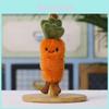 Cartoon Carrot Plush Keychain With Cute Vegetable Design For Kids And Teens