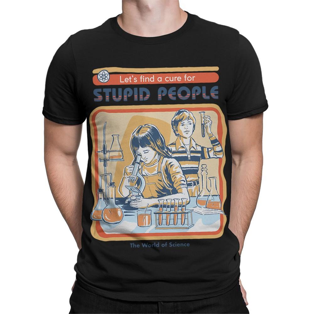 Funny T-Shirt A Cure for Stupid People Perfect for 90s Style #SR#T433