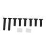 1 Pair Electric Bike Brake Levers Aluminium Alloy Waterproof Bike Electric Brake Handle Grip for 22mm Handlebar Black