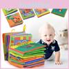 Vibrant Intelligence Development Cloth Bed Cognize Book Educational Toy For Babies