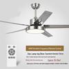 Nordic Style Ceiling Fan Light: Silent, Integrated Pendant for Living & Dining Room Ambiance