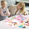 Montessori Magnetic Dress-Up Jigsaw Puzzle Wooden Toy for Children Educational Cognition Game Parent-Child Interactive Learning