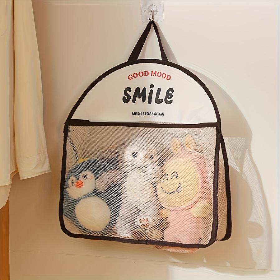 

3 шт. Подвесная сетчатая сумка для хранения цвета слоновой кости, полиэстер, дышащий и моющийся органайзер для белья, настенный мешочек для сортировки нижнего белья и носков 3pcs letter