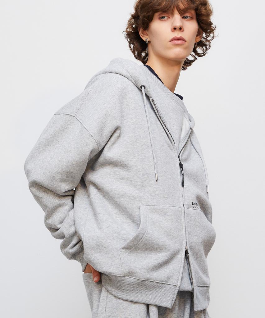 Kulte Aurora Reflective Zip-Up Hoodie M.Grey