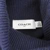 COACH Signature Turtleneck Knit Top, Women's, Navy, Size XS, 4530 tops XS NavyUsed