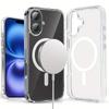 New Clear for MagSafe Case For iPhone 17Air 16 15 14 13 12 11Pro Max Shockproof Wireless Charging Cover with Magnetic Feature